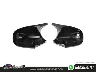 CARCASAS DE ESPEJOS PARA BMW SERIE 3 LOOK M3 NEGRO BRILLO