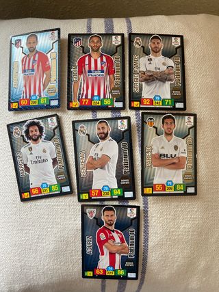 Colección Cromos Fútbol Platinum 10