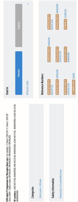Válvula EGR W204 S204 W211 S211
