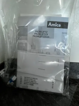 Frigorífico Amica Acero Inox 180L