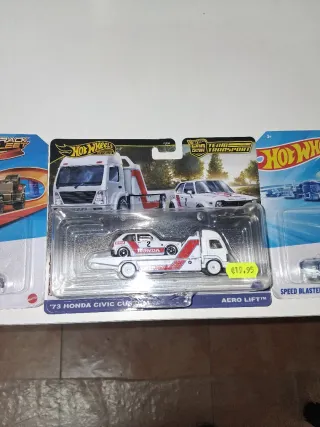 Lote 3 Hot Wheels: Porsche, Honda, Speed Blaster
