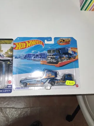 Lote 3 Hot Wheels: Porsche, Honda, Speed Blaster