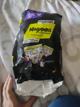 Pañales Ninjamas Talla 8-12 Años