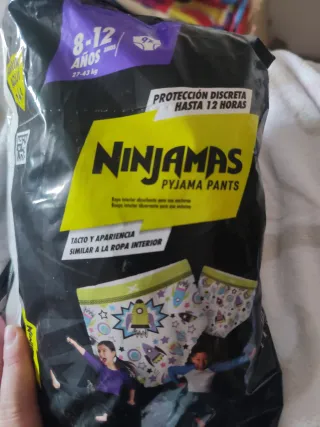 Pañales Ninjamas Talla 8-12 Años