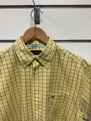 Camisa Pedro del Hierro Cuadros Amarillo/Azul - L
