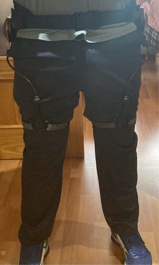 Exoesqueleto pasivo para caminar.