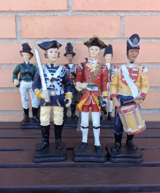 6 Figuras Soldados Época Colección