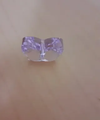 Orecchini con cristalli ciondolo farfalla