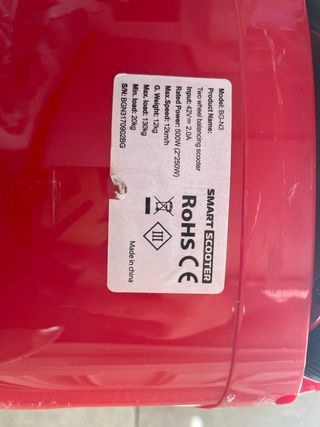 Hoverboard Rojo Coolyfun