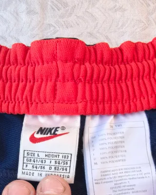 Nike Vintage Trackpants Anni 90 Tg L Blue