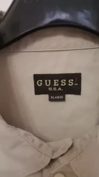 Camicia Guess mezza manica Beige XL