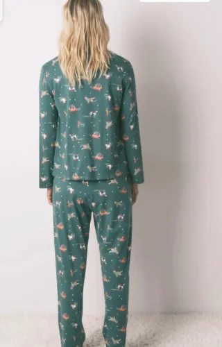 Pijama Women'secret Verde Talla XL