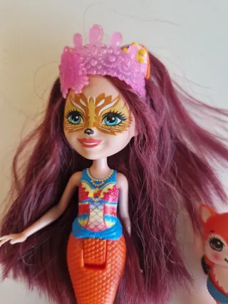 Muñeca Sirena Enchantimals con Zorro