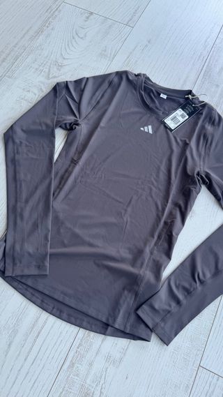 Camiseta Térmica Adidas Gris/Negra Talla S