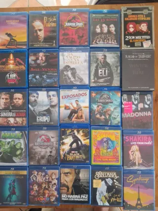 Lote Blu-ray Películas y Conciertos