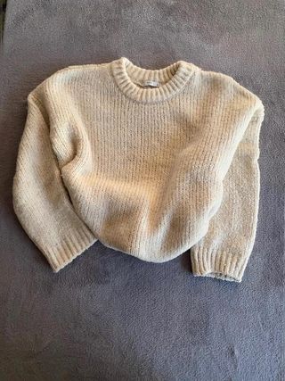 Jersey Mango (MNG suit) beige/crema de Punto...