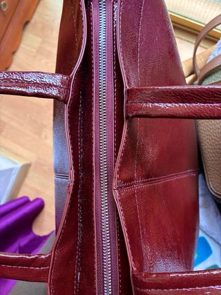 Bolso granate Stradivarius