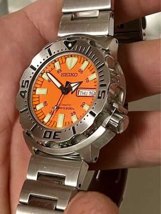 Reloj Seiko Orange Monster Automático Diver's 200m