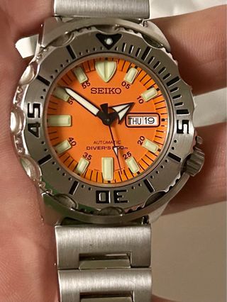 Reloj Seiko Orange Monster Automático Diver's 200m