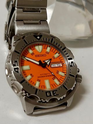 Reloj Seiko Orange Monster Automático Diver's 200m
