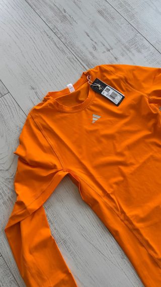 Camiseta Adidas Térmica Naranja Talla S