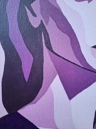 Lienzo pintado a mano. 22x27cm