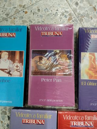 5 VHS Infantiles Tribuna