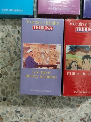 5 VHS Infantiles Tribuna