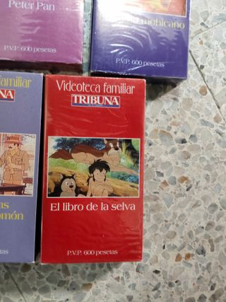 5 VHS Infantiles Tribuna