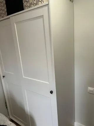 Armario corredero IKEA HAUGA blanco