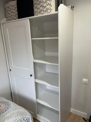 Armario corredero IKEA HAUGA blanco