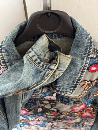 Giacca Desigual Floreale Ricamata Tg. 44