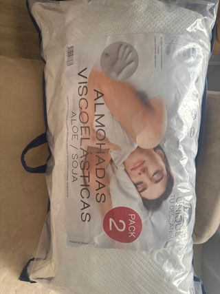 Pack 2 Almohadas Viscoelásticas Aloe/Soja