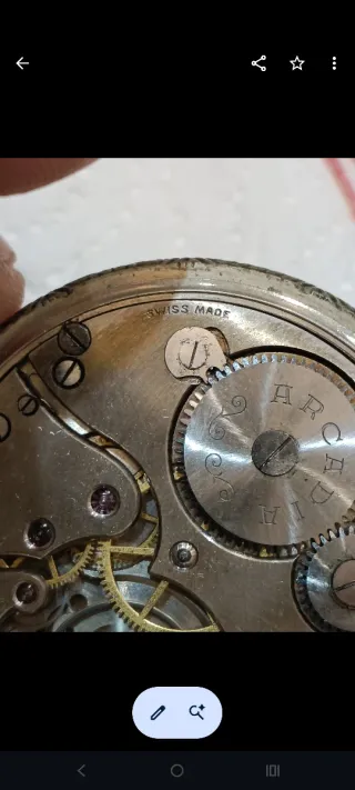 Orologio Tascabile Arcadia Swiss Made