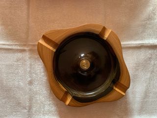 Posacenere in radica bicolore pregiata