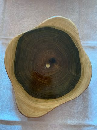 Posacenere in radica bicolore pregiata