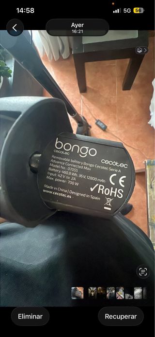 Patinete electrico cecotec bongo serie a 45km