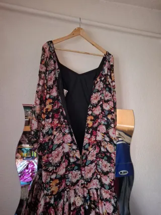 Traje de flamenca floral