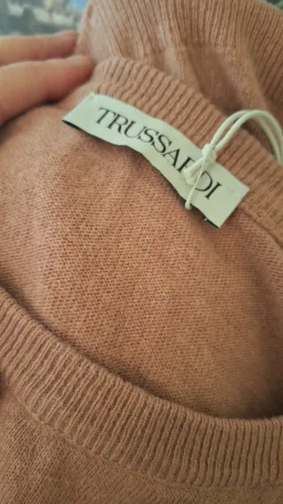 Jersey Trussardi Logo Rosa