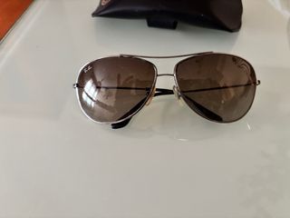 Gafas de sol Ray-Ban Aviator Marrón/Plata
