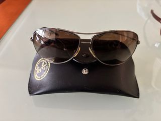 Gafas de sol Ray-Ban Aviator Marrón/Plata