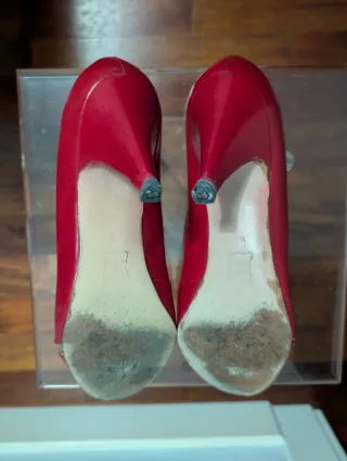 Zapatos de tacón Ellas rojos talla 38