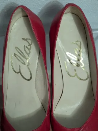 Zapatos de tacón Ellas rojos talla 38