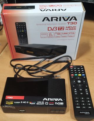 Sintonizador TDT ARIVA T30 HEVC H.265