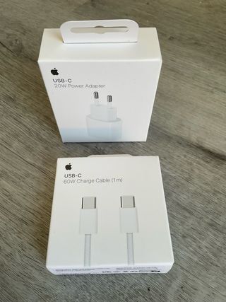 Cargador Apple USB-C 20W y Cable 60W