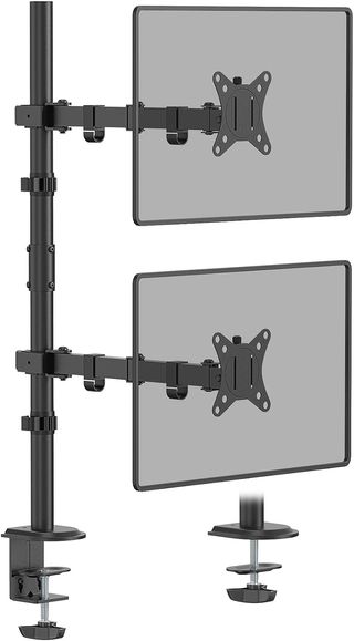 Supporto per Doppio Monitor Verticale