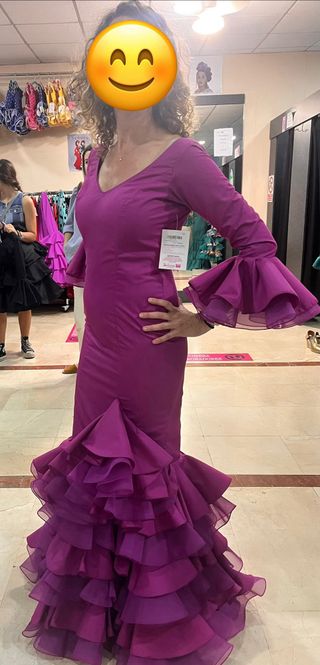 Traje de Flamenca con volantes.