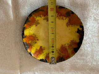 2 piccoli piatti decorativi maiolica