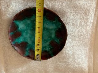 2 piccoli piatti decorativi maiolica