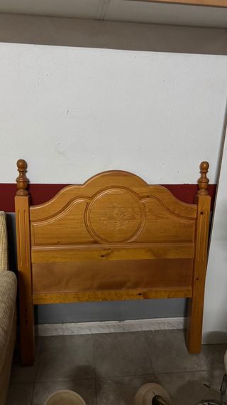 Cabecero de madera cama 90cm